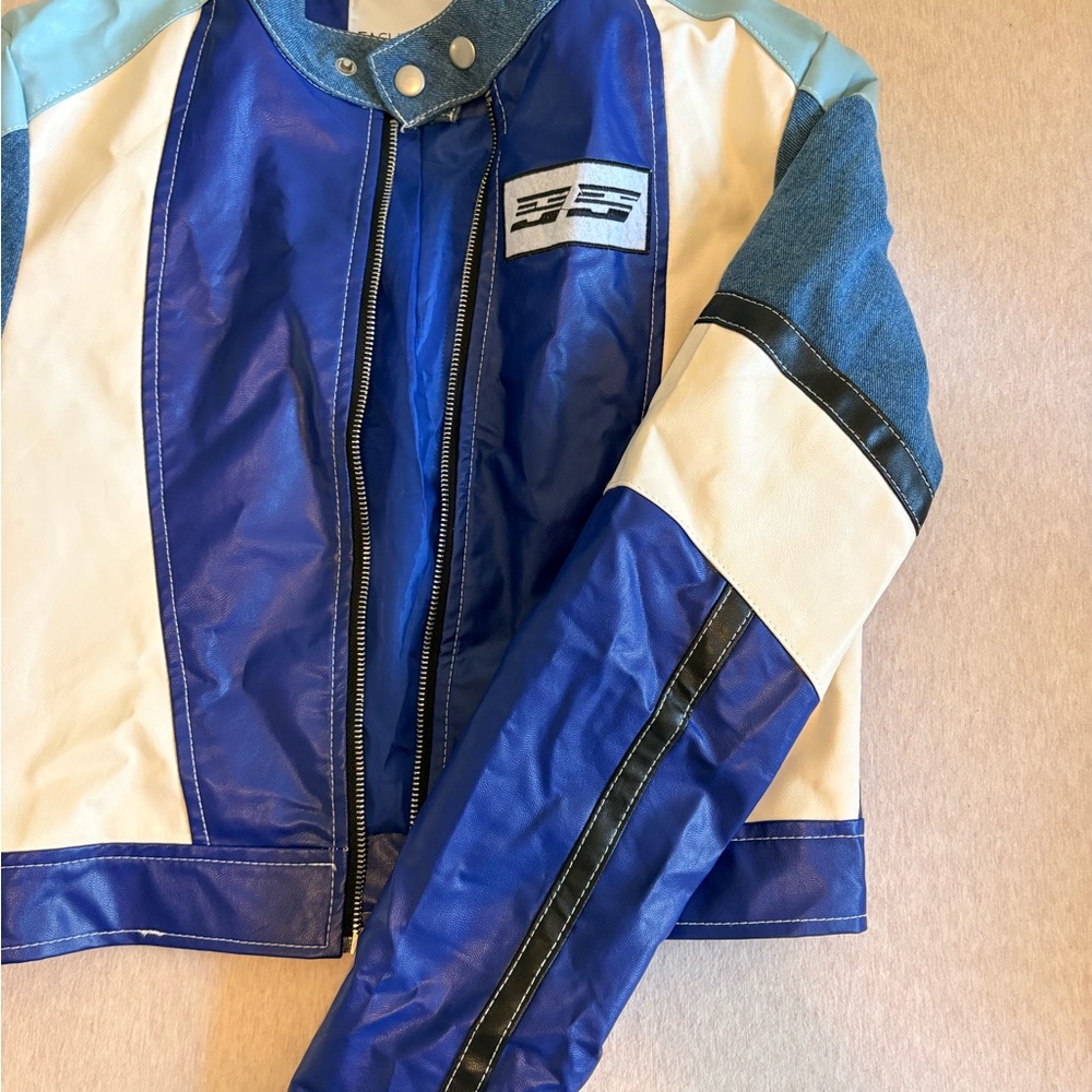 Fashion Nova Denim and Blue Jacket